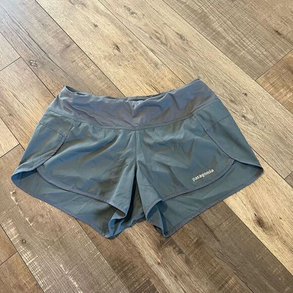 Patagonia grey lightweight mini shorts size S - Picture 1 of 8